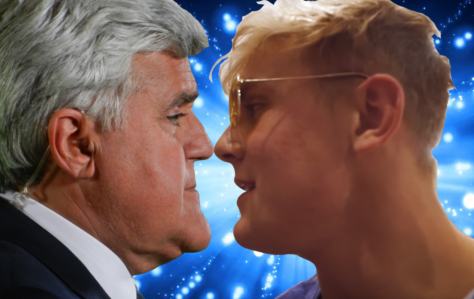 JAKE PAUL AND JAY LENO BEST MEME EVER  MEET FACE TO FACE AND THE UNTHINKABLE HAPPENS